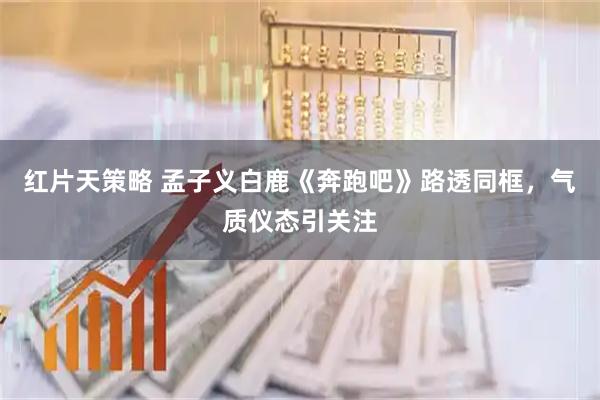红片天策略 孟子义白鹿《奔跑吧》路透同框，气质仪态引关注