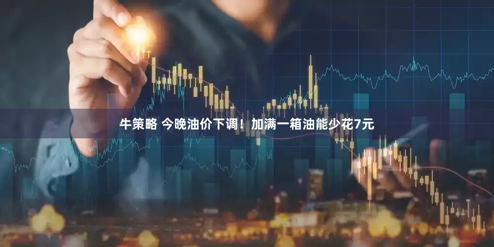 牛策略 今晚油价下调！加满一箱油能少花7元